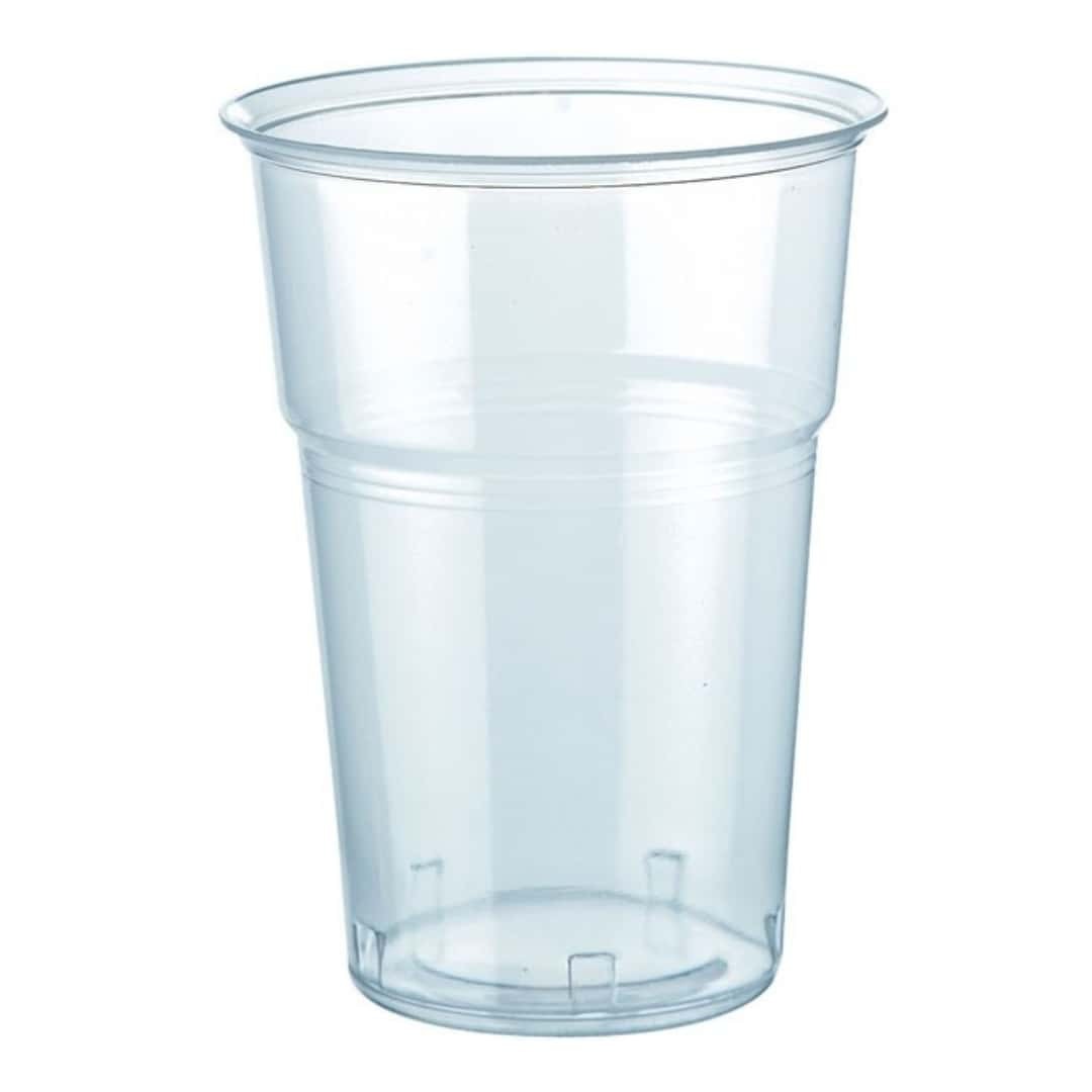 Vasos De Bebida Kristal Transparentes 100 CC Al Borde 50 Pz Bibo Para Café