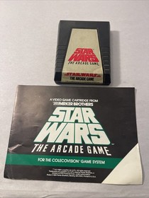 ColecoVision Star Wars The Arcade Game Cart & Manual Booklet Untested