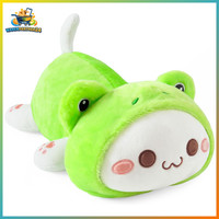 PlüSchtier Frosch Katze Kuscheltier Kawaii 50Cm Spielzeug Wurfkissen Geschenk