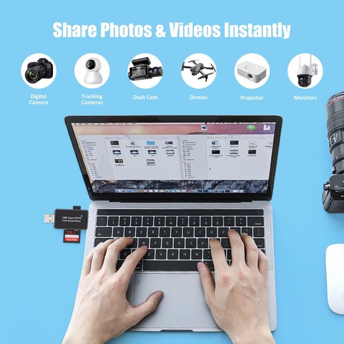 Samsung MicroSD Card Reader - USB Type-C, MultiMedia compatibility Black - Picture 6 of 8