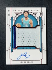 2023-24 Panini National Treasures Patch Auto RPA Leaky Black Red 5/24 RC XV44
