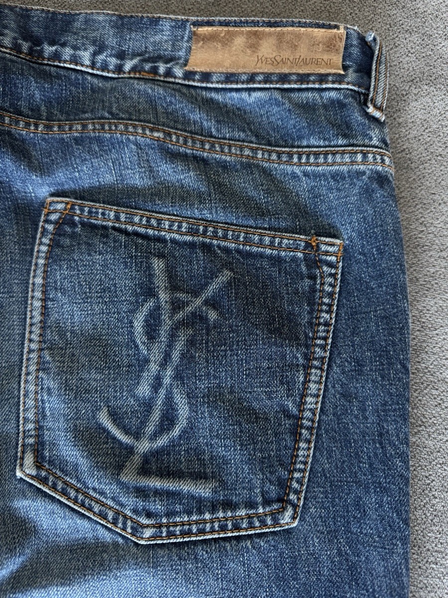 Yves Saint Laurent YSL Rive Gauche S/S 2010 Bootcut Straight Denim