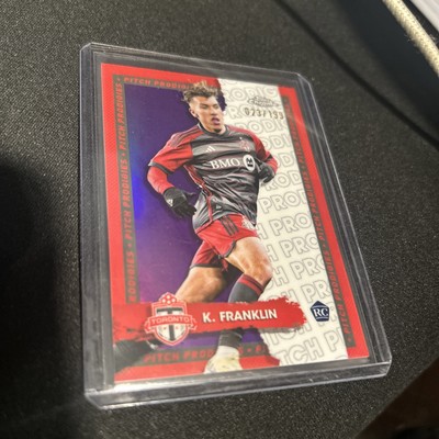 2024 Topps Chrome MLS Kobe Franklin RC Purple Refractor Rookie #023/199