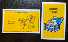 Monopoly    BOBS BURGERS    Community Garden Card     SALE OF STOCK