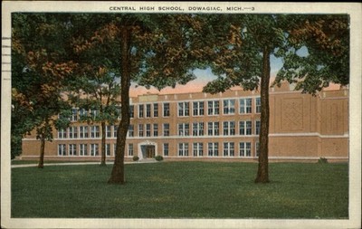 Central High School ~ Dowagiac Michigan ~ 1937 to Bernette Sundholm Chicago IL