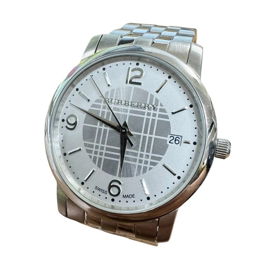Orologio Burberry Uomo Nova Check BU1308 Batteria Cambiata Usatoe Ottimeioni