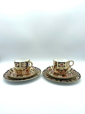 Davenport Old Imari 3-teiliges Teetassen-Set Made In England TEA FOR TWO 2614