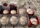 Autographed Baseball and WS BB lot, have COA's - Vlad Jr, Tatis Jr, Trout,