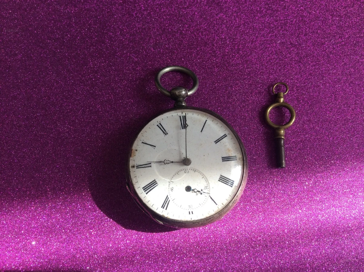 Lot De 75 Montres Gousset Argent à Clé – Vintage, Mécanique, Homme, France