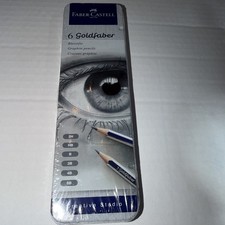 Faber-Castell Graphite Sketch Pencil Set - 6 Graphite Pencils 2H, HB, B, 2B, 4B