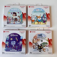 Tonies Tonieplay Games Lot of 4 New Sealed Toniebox 2 Unlucky Jo Quizzles