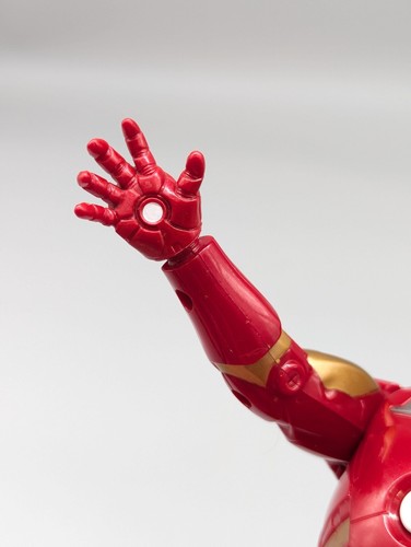 Figura de acción Talking Iron Man 2012 Marvel Hasbro con sonido de trabajo 10" - Imagen 9 de 10