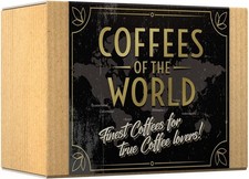 Ground Coffee Gift Set - COFFEES of the WORLD | Ground Coffee 600G (6 X 100G) 47.27 per kilo