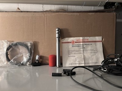 Monacor ECM-100 Elektret-Kondensatormikrofon aus den 80er