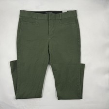 Banana Republic Pants Womens 4 Green Sloan Curvy Fit Ankle Twill Slim Pockets