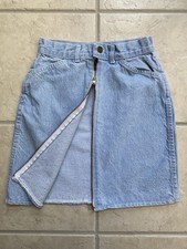 Vintage 80s CHIC Denim Skirt with zipper