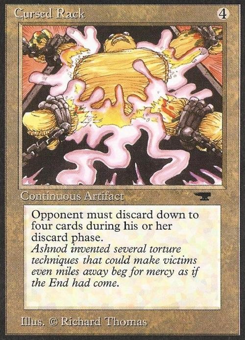 Cursed Rack - Heavy Play MTG Antiquities