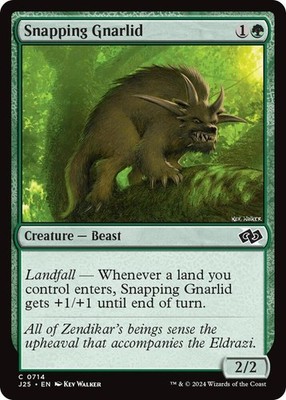Snapping Gnarlid C 714 Regular Foundations Jumpstart MTG Card NM