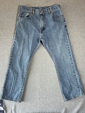 Levi's 517 Jeans Mens 34X29 Blue Denim Boot Cut Cowboy Western Dark Wash