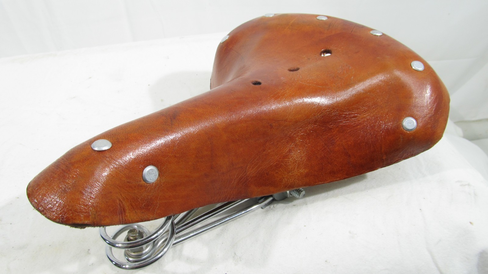 Classic Leather Saddle Seat Schwinn Bicycle Bike Rat Rod Klu