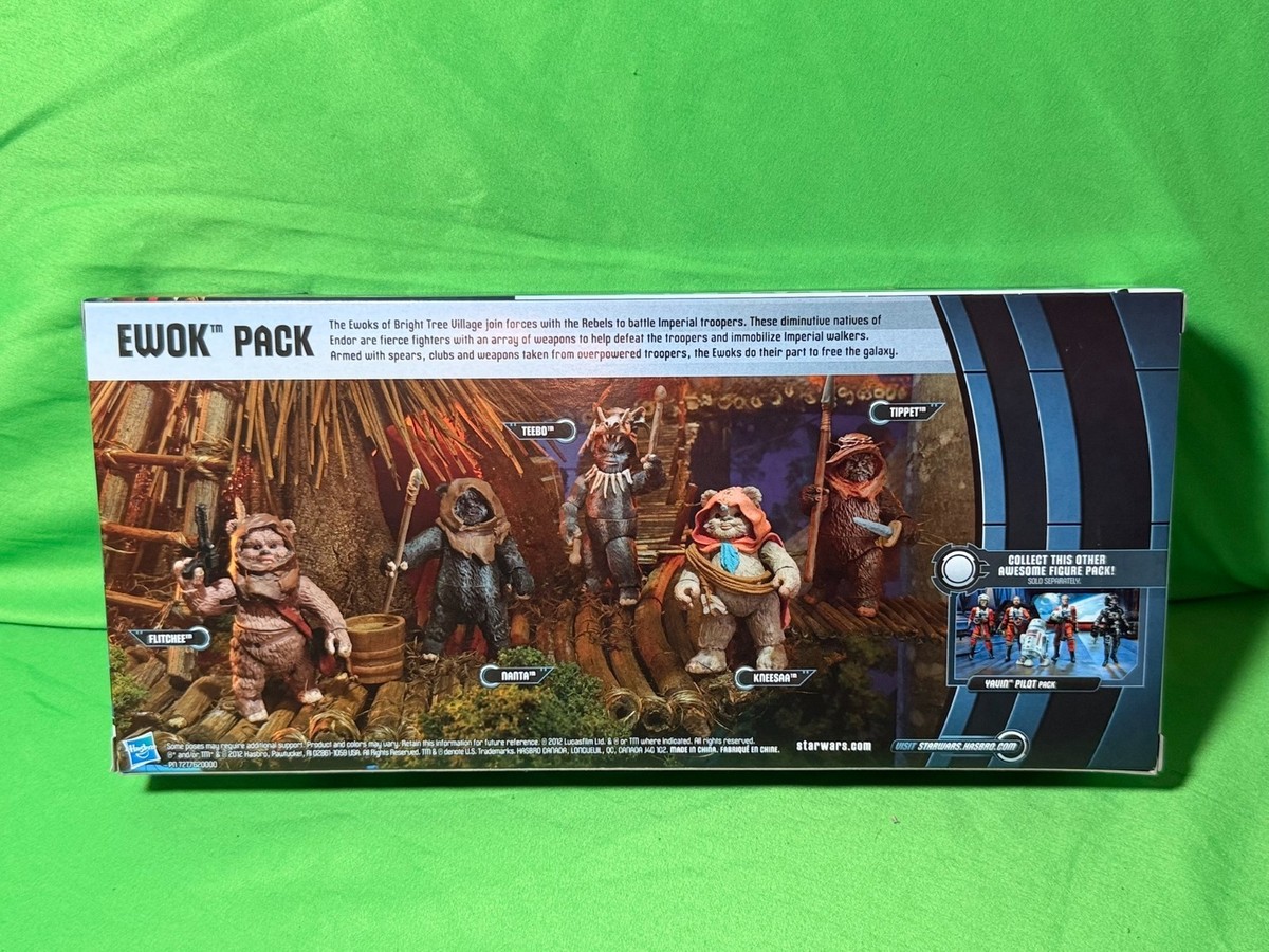Star Wars Toys R Us Exclusive Ewok Pack Hasbro 2012 Brand New In