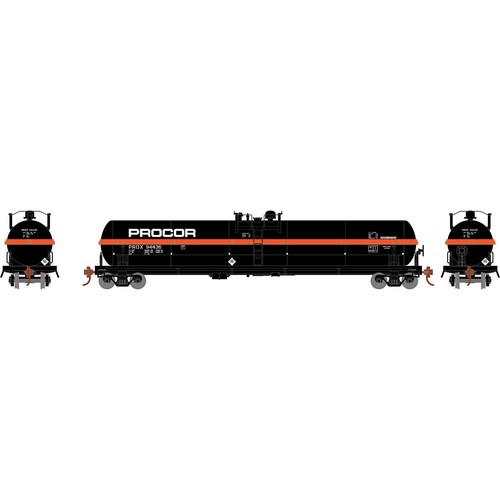 Athearn ~ Escala HO ~ 62' Tanque Car ~ Procor PROX #94436 ~ 2205 | Condition: New