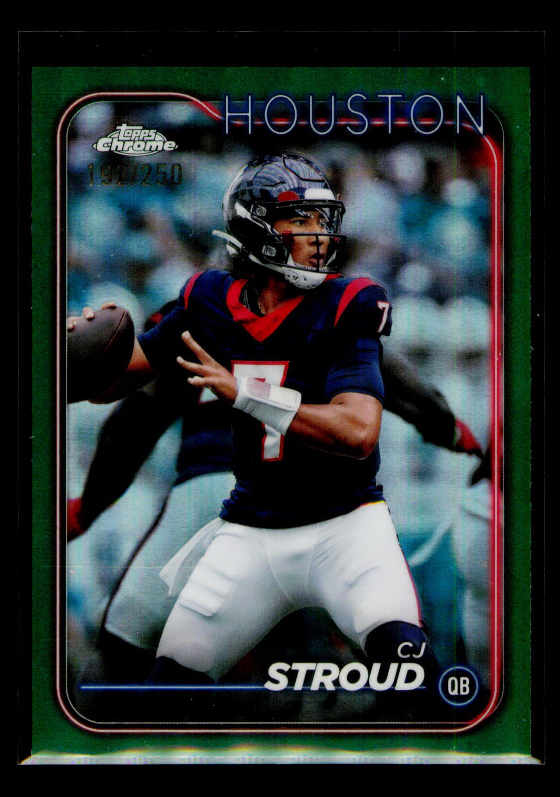 2024 Topps Chrome #83 CJ Stroud Teal Refractor #/250