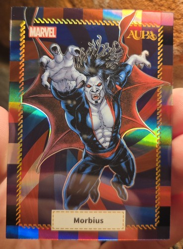 2025 Kakawow Aura Marvel Morbius Check Refractor /75 #AM-CH-11