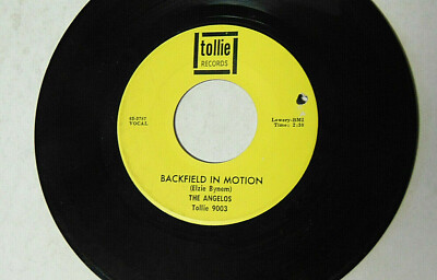The Angelos Bad Motorcycle / Backfield in Motion Tollie Records 45 RPM 7 Inch