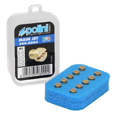 POLINI MF7934 Kit 10 getti massimo 80 / 89 per Carburatore Dellorto PHBG 19 - PHBG 21