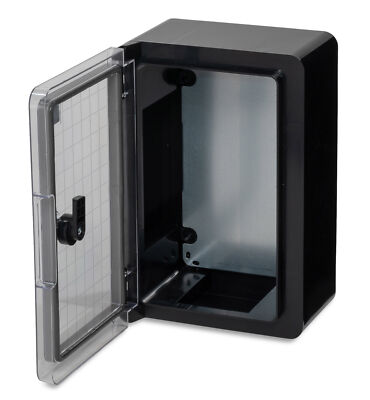 BOXEXPERT Wandschrank-Gehäuse Fleet 300x200x130mm Sichttür ABS IP65 Abschließbar