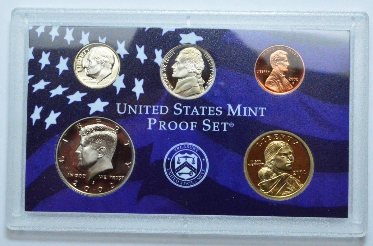 2002-S United States Mint Proof Set w/ COA 10 Coin Set !! | eBay