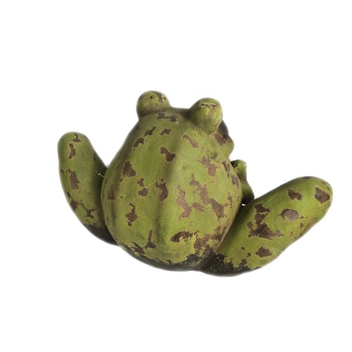 Magnesium Toad Garden Lawn Patio Frog Statue Natural Green 22 in - Picture 3 of 4