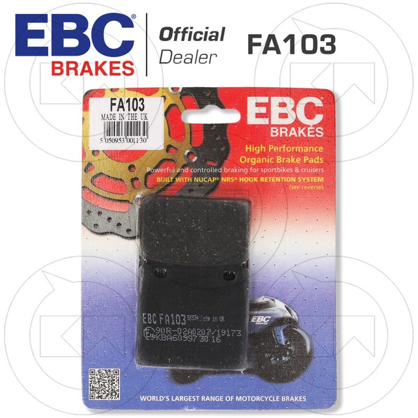 BremsbelÄGe Vorne EBC FA103 FüR Suzuki Vs GLP Intruder 1400 1987-2004-image