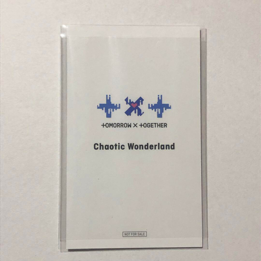 TXT Chaotic Wonderland Tower Records JAPAN Lucky draw Official