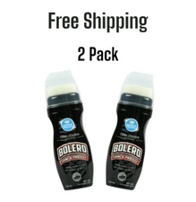 Liquid Shoe Polish Black Bolero Shine Protect Waterproof 60mL Color Renewal 2 Pk