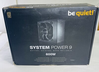 Be quiet System Power 9 600W  S9 80 Plus Bronze. Open Box