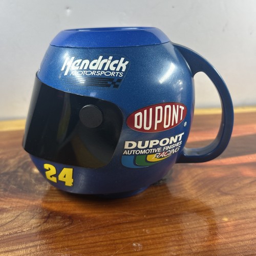 VTG Jeff Gordon Helmet Mug Car 24 Movable Visor Cup *Signed - Picture 4 of 9