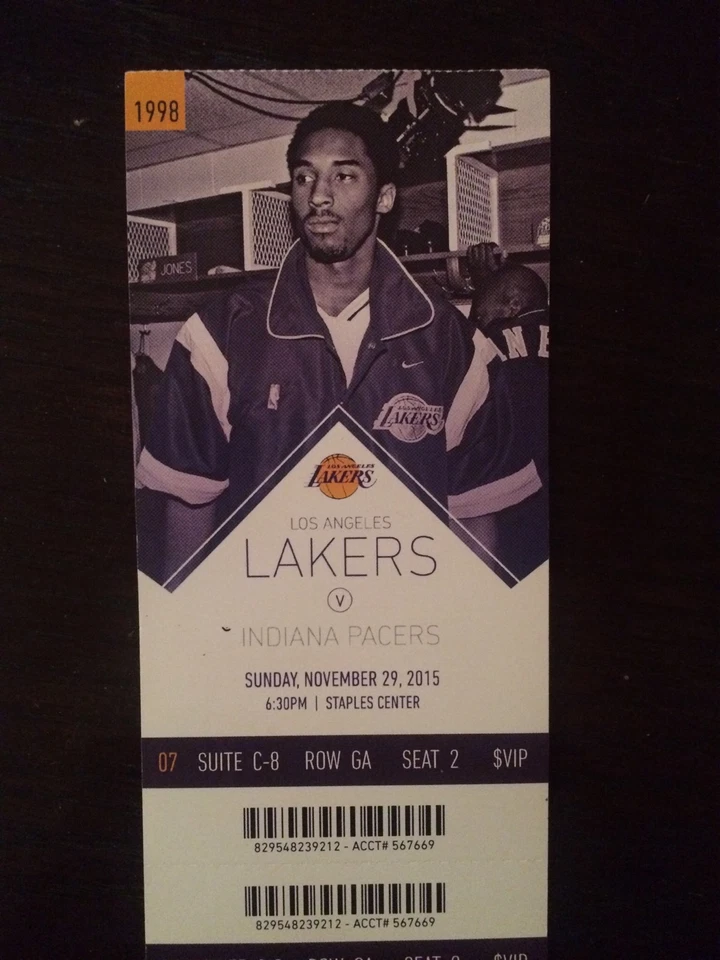 Kobe Bryant "Querido Basquete" Carta Reimpressão de Aposentadoria! Lakers Farewell Jazz - Imagem 4 de 4