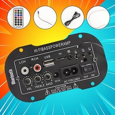 50W Bluetooth HiFi Power Amplifier Mini Audio Digital Stereo FM Car AMP Remote