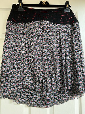 CHANEL VINTAGE 04P CC LOGO SKIRT MULTILAYER FOUR UNDERSKIRTS