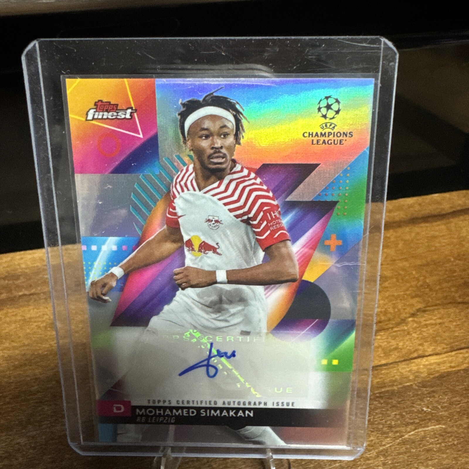 2023-24 Topps Finest UEFA Club Competitions - Autographs #A-MS Mohamed Simakan