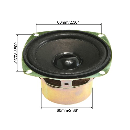 10W 4 Ohm 3 Inch 78x78x39mm Anti-magnetic Speaker Tweeter Speakers 2pcs - Zdjęcie 3 z 4