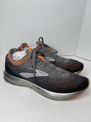Brooks‎ Men\'s Levitate 2 Running Shoes Gray Orange Lace Up Athletic Size 11 Road Trail Run: Brooks Levitate 2 Initial Review: Yet More  main image 4