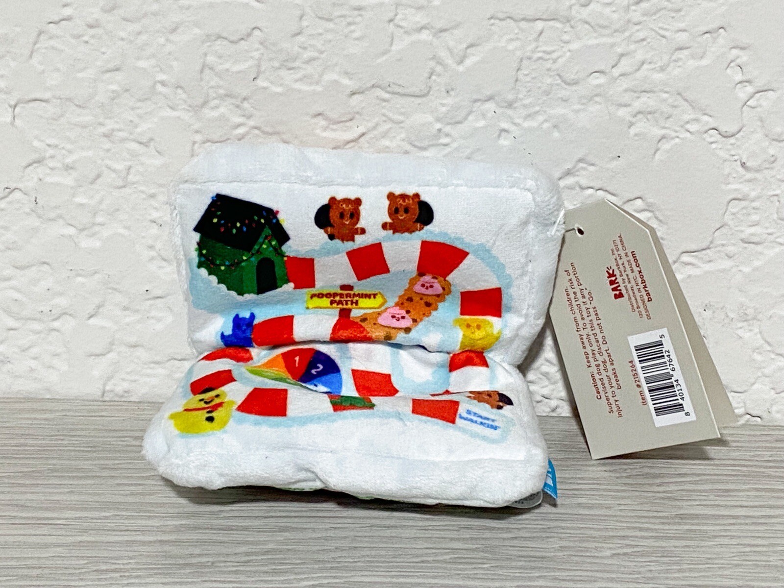 Bark Box Game Of Walkies Life Santa’s Workshop Christmas Plush Dog Toy ...