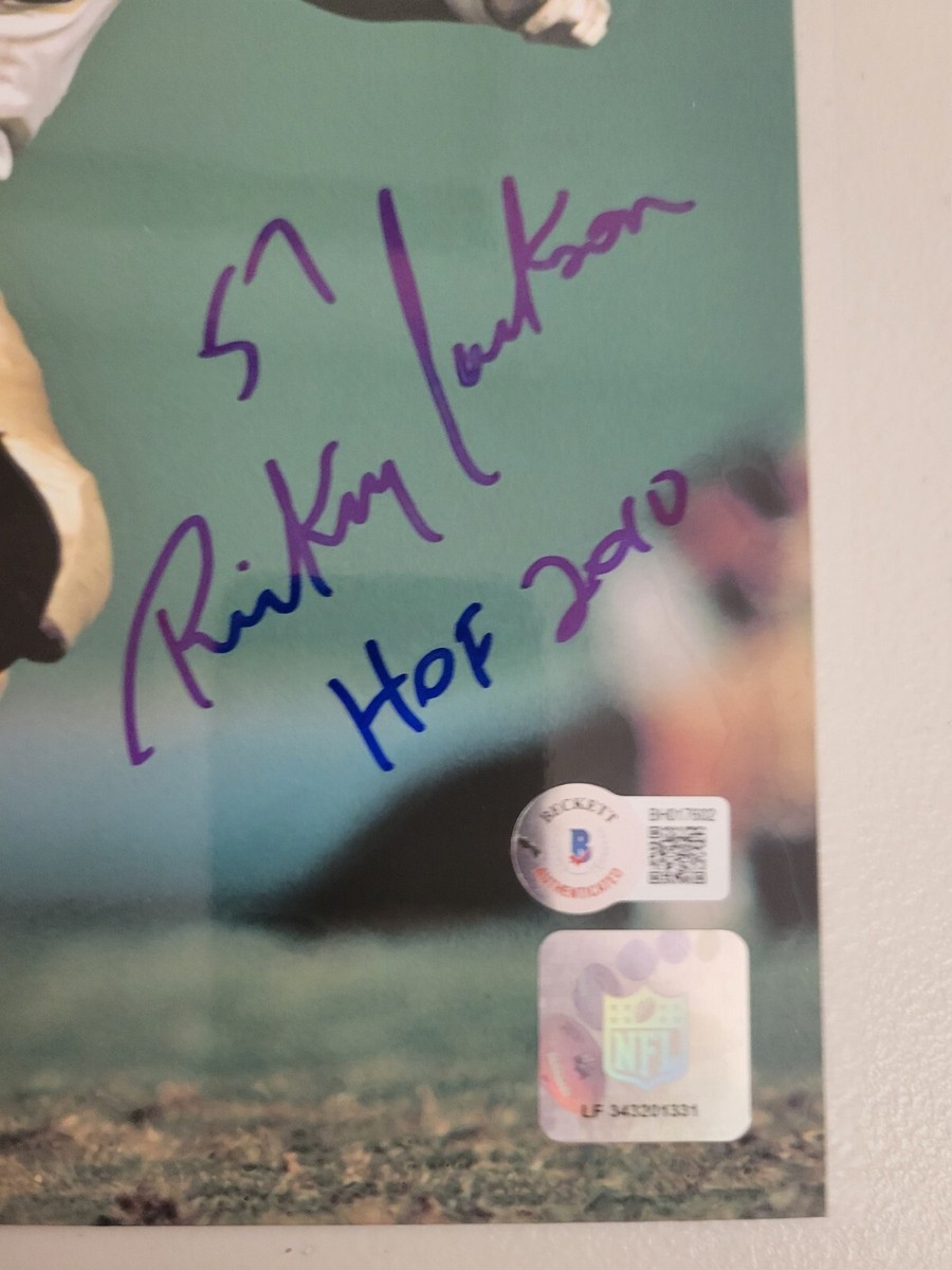 Rickey Jackson New Orleans Saints Signed HOF 8x10 Photo Beckett
