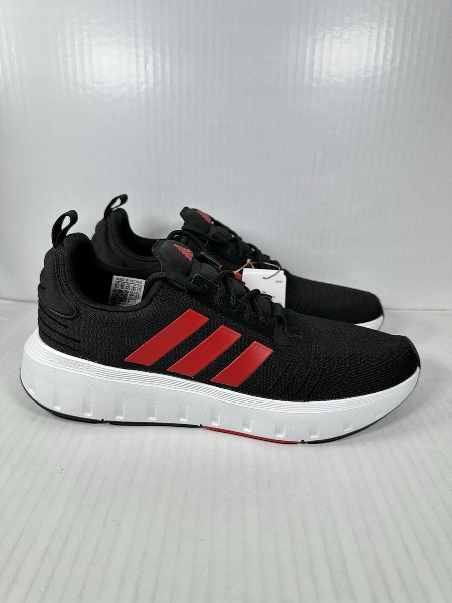 ADIDAS SWIFT RUN 23 Running Training Shoes Black Red Mens  display picture 1