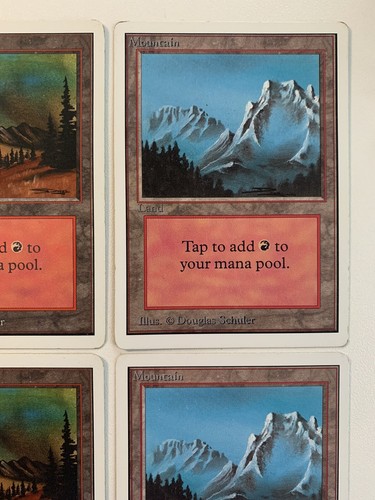 MTG | 9x Mountain | Unlimited Edition | Magic The Gathering | *Kult - Bild 9 von 11