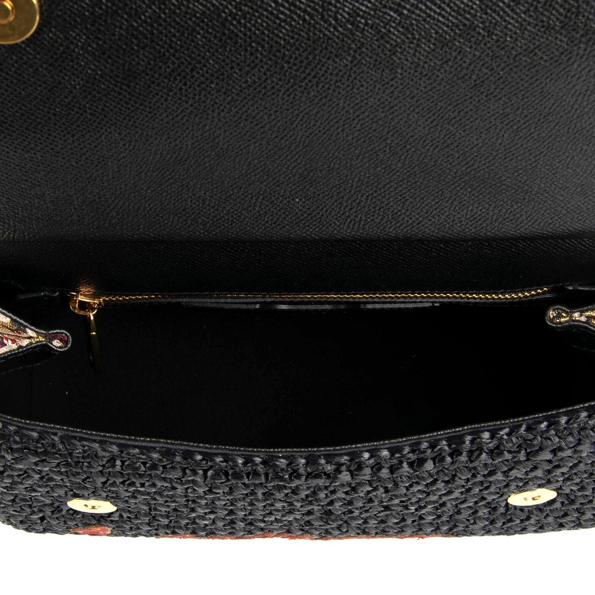 Dolce & Gabbana Raffia Bag Handbag Sicily L'Amore E Bellezza
