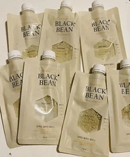 7- 40 gram Korean Perfect BLACK BEAN Balance Bee Honey Barley Brown Rice Flake 